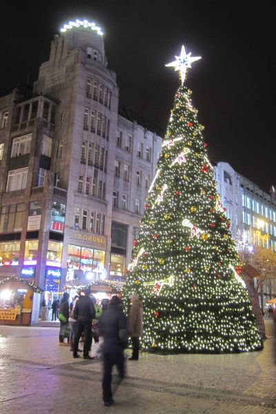 le Marché de Noël sur la place Venceslas